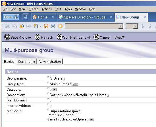 Users and Groups