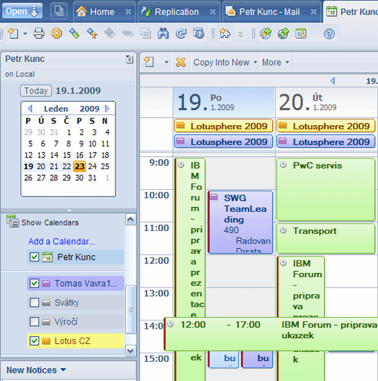 Notes 8.5 kalendar